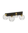 Nest 4 Svart/Guld taklampa - Ø24 cm, E27, 230V, utan ljuskälla