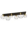 Nest 6 Svart/Guld taklampa - Ø24 cm, E27, 230V, utan ljuskälla