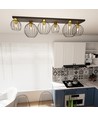 Nest 6 Svart/Guld taklampa - Ø24 cm, E27, 230V, utan ljuskälla