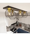 Nest 6 Svart/Guld taklampa - Ø24 cm, E27, 230V, utan ljuskälla