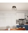 Nest 3PREM Svart taklampa - Ø24 cm, E27, 230V, utan ljuskälla