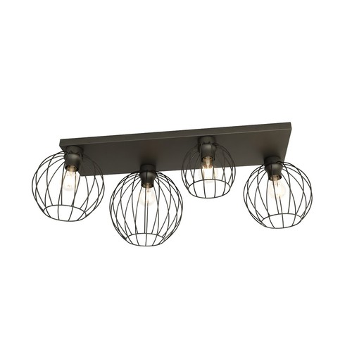 Nest 4 Svart taklampa - Ø24 cm, E27, 230V, utan ljuskälla