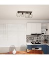 Nest 4 Svart taklampa - Ø24 cm, E27, 230V, utan ljuskälla