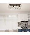 Nest 4 Svart taklampa - Ø24 cm, E27, 230V, utan ljuskälla