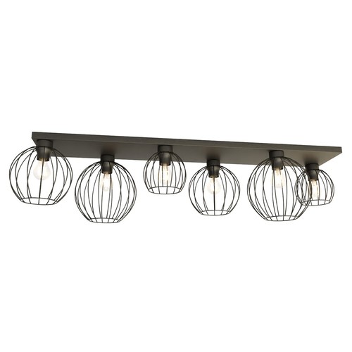 Nest 6 Svart taklampa - Ø24 cm, E27, 230V, utan ljuskälla