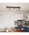 Nest 6 Svart taklampa - Ø24 cm, E27, 230V, utan ljuskälla