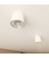 Nano 1 Vit taklampa - GU10 AR111, 230V, utan ljuskälla