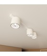 Nano 3 Vit taklampa - GU10 AR111, 230V, utan ljuskälla