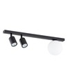 Baster 3 Svart taklampa - Ø14 cm, GU10 & E14, 230V, utan ljuskälla