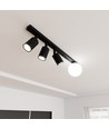 Baster 4 Svart taklampa - Ø14 cm, GU10 & E14, 230V, utan ljuskälla