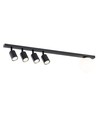 Baster 5 Svart taklampa - Ø14 cm, GU10 & E14, 230V, utan ljuskälla