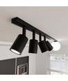 Baster 5 Svart taklampa - Ø14 cm, GU10 & E14, 230V, utan ljuskälla