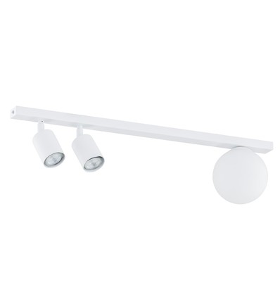 Baster 3 Vit taklampa - Ø14 cm, GU10 & E14, 230V, utan ljuskälla