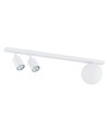 Baster 3 Vit taklampa - Ø14 cm, GU10 & E14, 230V, utan ljuskälla