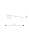 Baster 3 Vit taklampa - Ø14 cm, GU10 & E14, 230V, utan ljuskälla