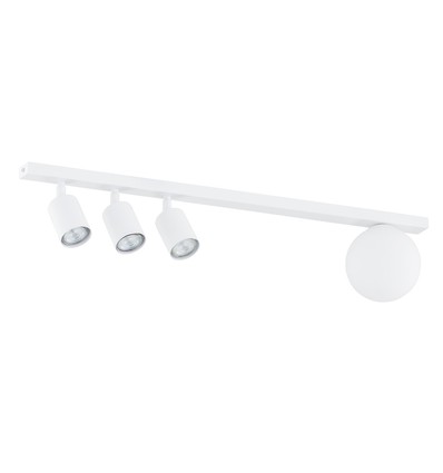 Baster 4 Vit taklampa - Ø14 cm, GU10 & E14, 230V, utan ljuskälla