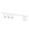 Baster 4 Vit taklampa - Ø14 cm, GU10 & E14, 230V, utan ljuskälla
