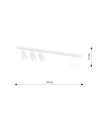 Baster 4 Vit taklampa - Ø14 cm, GU10 & E14, 230V, utan ljuskälla