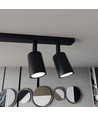 Flash 6 Svart taklampa - GU10, 230V, utan ljuskälla