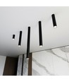 Tecno 1S Svart taklampa - GU10, 230V, utan ljuskälla
