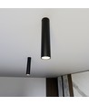 Tecno 1M Svart taklampa - GU10, 230V, utan ljuskälla