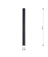 Tecno 1XXL Svart taklampa - GU10, 230V, utan ljuskälla