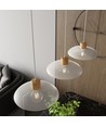 Kobe 3 Vit takkrona - Ø30 cm, E27, 230V, utan ljuskälla