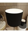 Aspen LP1 Svart/Vit golvlampa - Ø35 cm, E27, 230V, utan ljuskälla