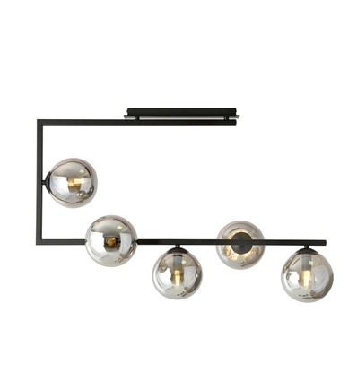 Soma 5 Svart/Grafit taklampa - Ø14 cm, E14, 230V, utan ljuskälla