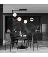 Soma 4 Svart/Opal taklampa - Ø14 cm, E14, 230V, utan ljuskälla
