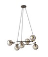 Azura 6 Svart/Grafit pendellampa - Ø14 cm, E14, 230V, utan ljuskälla