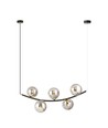 Ritz 5 Svart/Grafit pendellampa - Ø14 cm, E14, 230V, utan ljuskälla