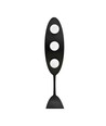 Aura LP3 Svart/Opal golvlampa - Ø14 cm, E14, 230V, utan ljuskälla
