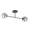 Roma 2 Svart/Grafit taklampa - Ø14 cm, E14, 230V, utan ljuskälla