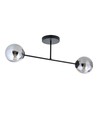 Roma 2 Svart/Grafit taklampa - Ø14 cm, E14, 230V, utan ljuskälla