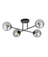 Roma 4 Svart/Grafit taklampa - Ø14 cm, E14, 230V, utan ljuskälla