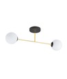 Magnum 2 Svart/Opal taklampa - Ø14 cm, E14, 230V, utan ljuskälla