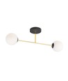 Magnum 2 Svart/Opal taklampa - Ø14 cm, E14, 230V, utan ljuskälla