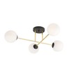 Magnum 4 Svart/Opal taklampa - Ø14 cm, E14, 230V, utan ljuskälla