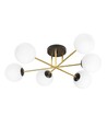 Magnum 6 Svart/Opal taklampa - Ø14 cm, E14, 230V, utan ljuskälla