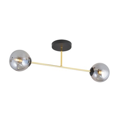Magnum 2 Svart/Grafit taklampa - Ø14 cm, E14, 230V, utan ljuskälla
