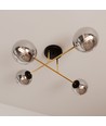 Magnum 4 Svart/Grafit taklampa - Ø14 cm, E14, 230V, utan ljuskälla