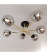 Magnum 6 Svart/Grafit taklampa - Ø14 cm, E14, 230V, utan ljuskälla