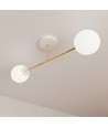 Magnum 2 Vit/Opal taklampa - Ø14 cm, E14, 230V, utan ljuskälla