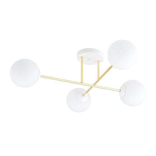 Magnum 4 Vit/Opal taklampa - Ø14 cm, E14, 230V, utan ljuskälla