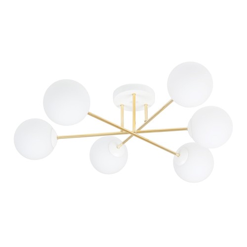 Magnum 6 Vit/Opal taklampa - Ø14 cm, E14, 230V, utan ljuskälla