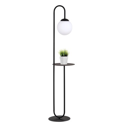 Bari LP1 Svart golvlampa - Ø14 cm, E14, 230V, utan ljuskälla
