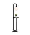 Bari LP1 Svart golvlampa - Ø14 cm, E14, 230V, utan ljuskälla
