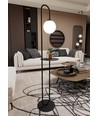 Bari LP1 Svart golvlampa - Ø14 cm, E14, 230V, utan ljuskälla