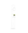 Bari Lp Vit golvlampa - Ø14 cm, E14, 230V, utan ljuskälla